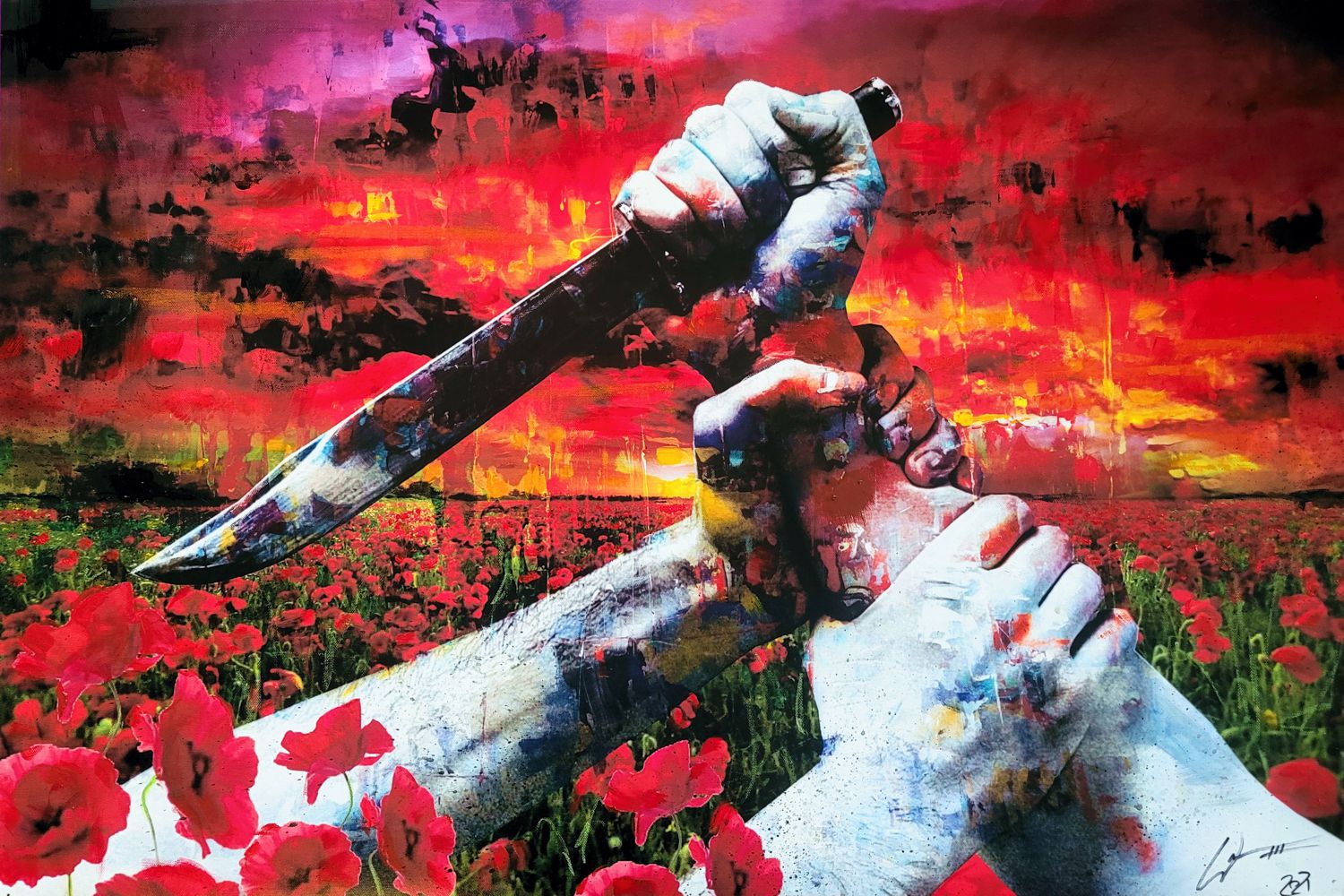 Reflections in Faith #21 painting by artist, William III