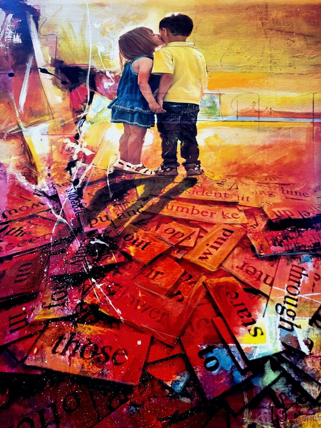 Reflections in Faith #10 painting by artist, William III