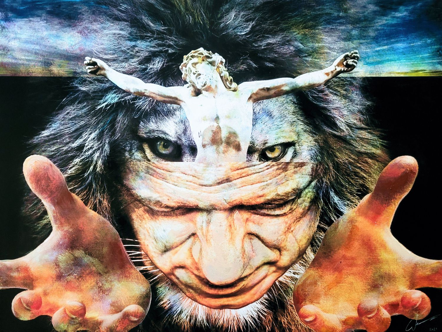 Reflections in Faith #12 painting by artist, William III