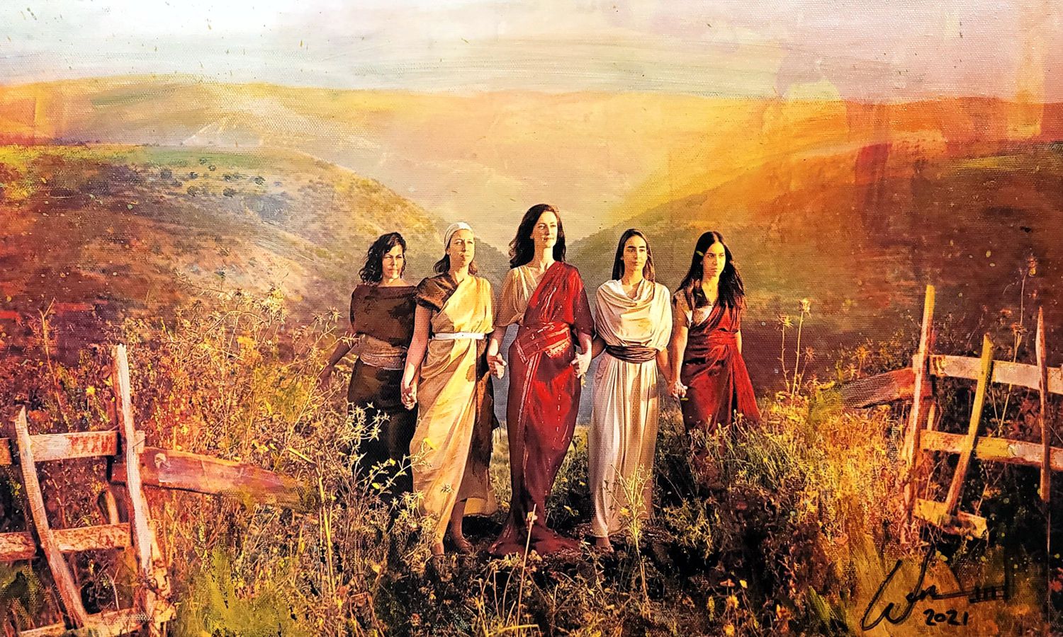 Reflections in Faith #15 painting by artist, William III