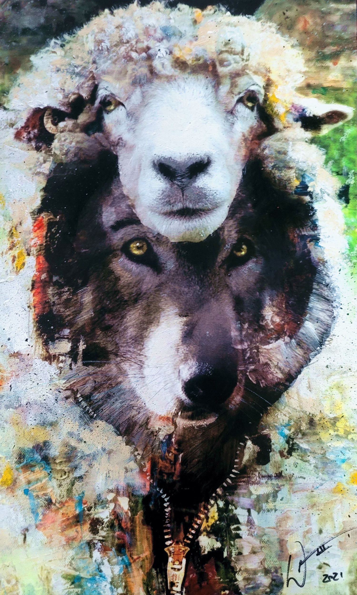 Reflections in Faith #18 painting by artist, William III