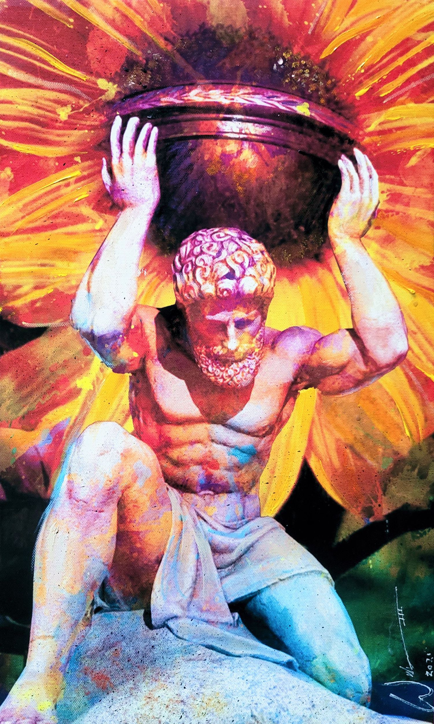 Reflections in Faith #19 painting by artist, William III