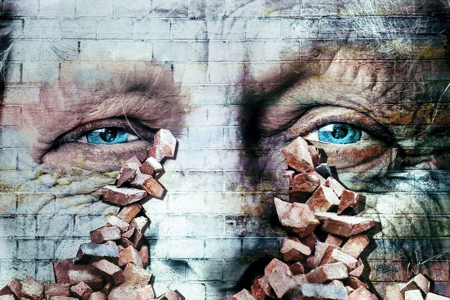 Reflections in Faith #23 painting by artist, William III