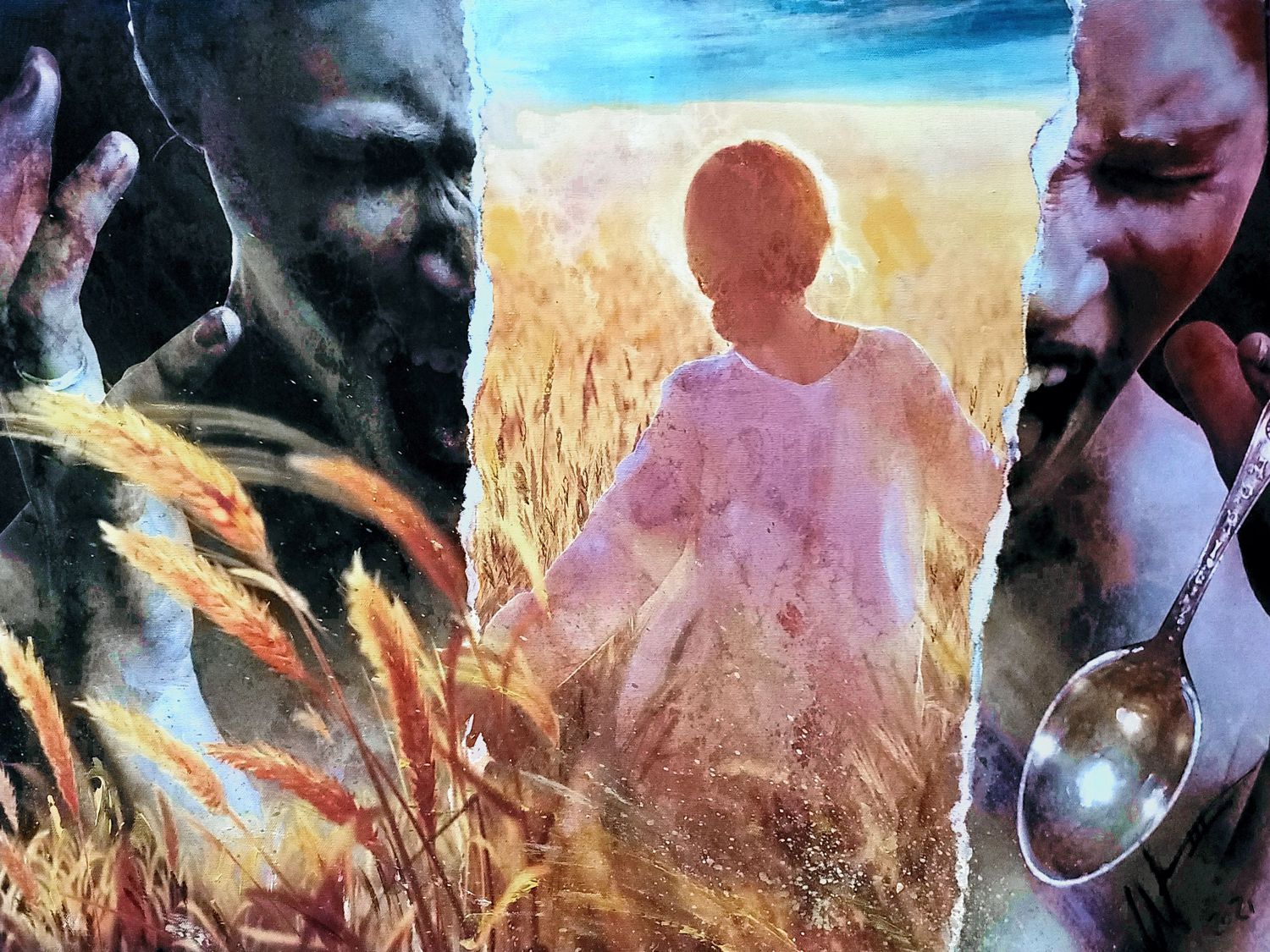 Reflections in Faith #28 painting by artist, William III