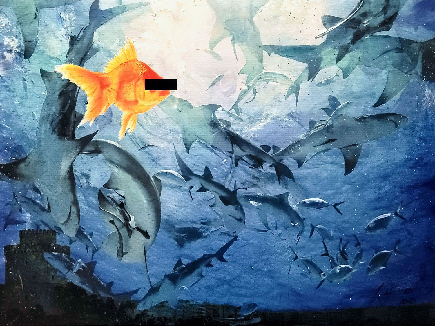 Reflections in Faith #2 painting by artist, William III