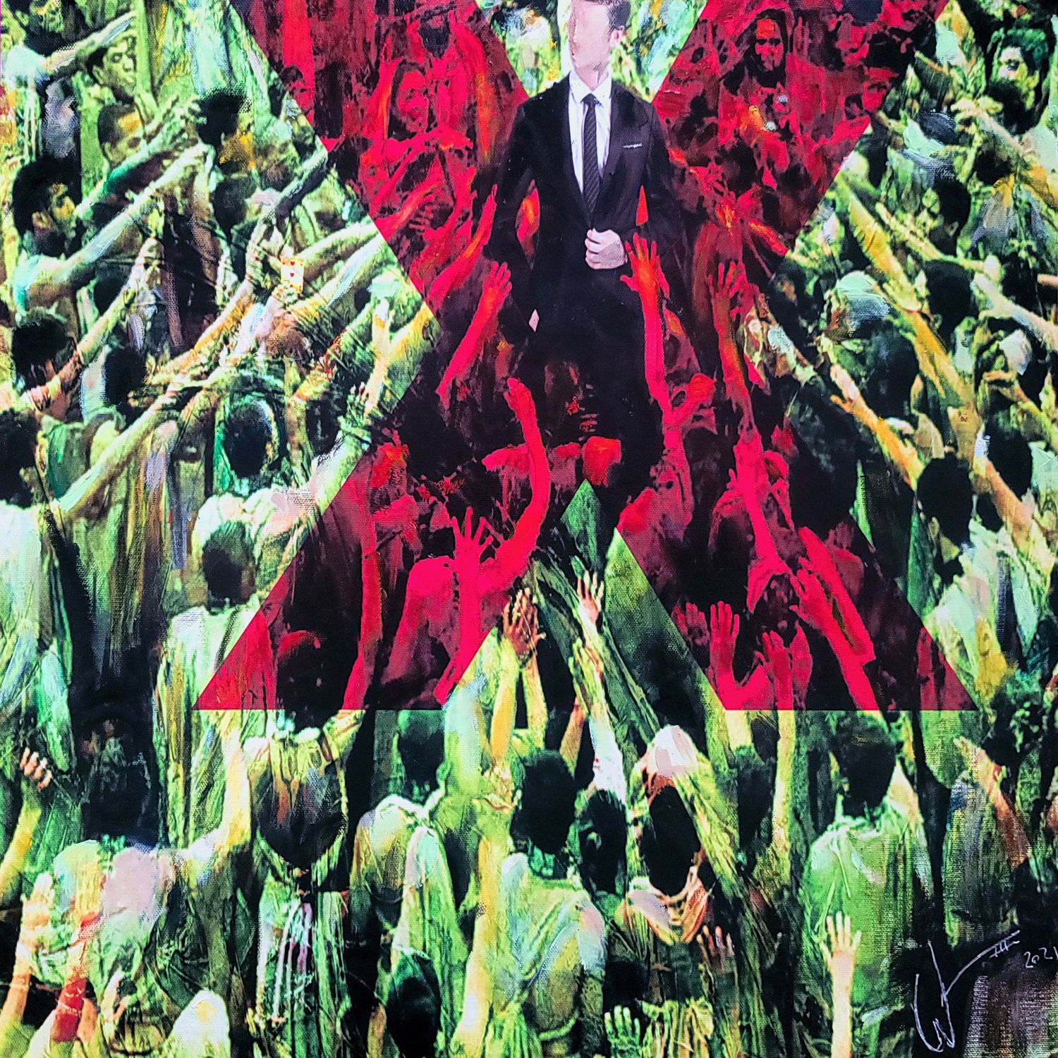 Reflections in Faith #7 painting by artist, William III