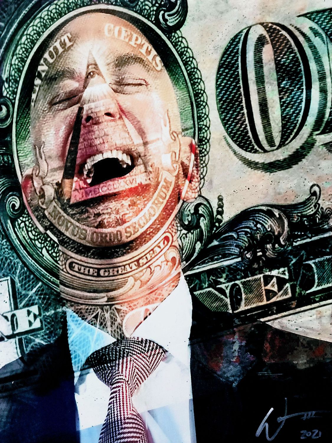 Reflections in Faith #27 painting by artist, William III