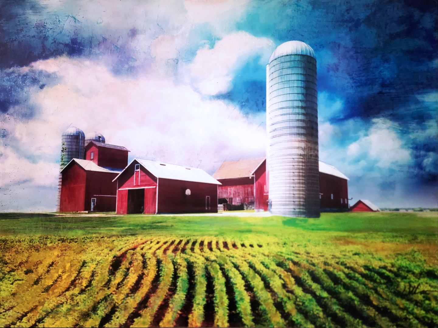 "Acres" painting by artist William III