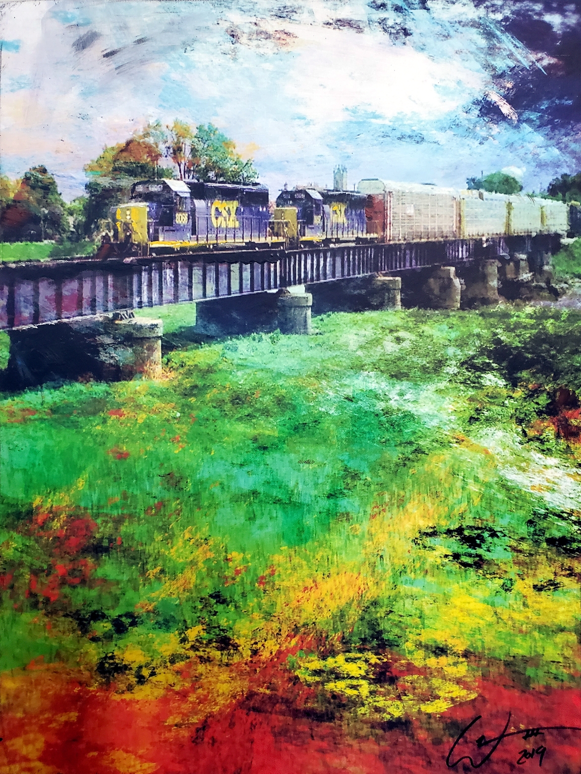CSX by Troy, Ohio artist, William III