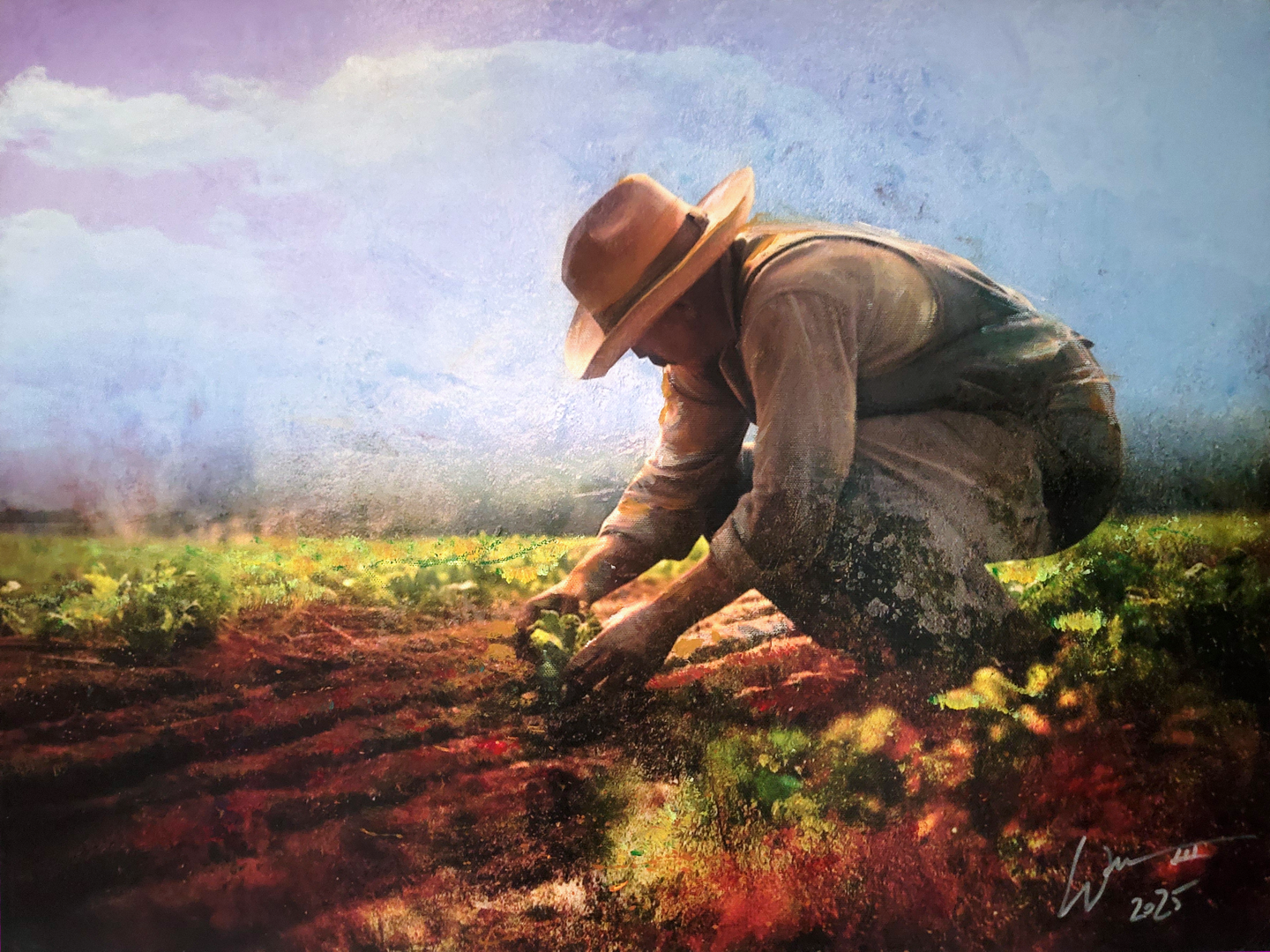 'Cultivate' painting by artist William III