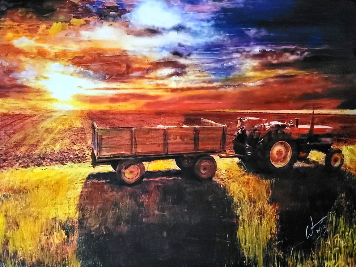 A Day's End painting by artist, William III