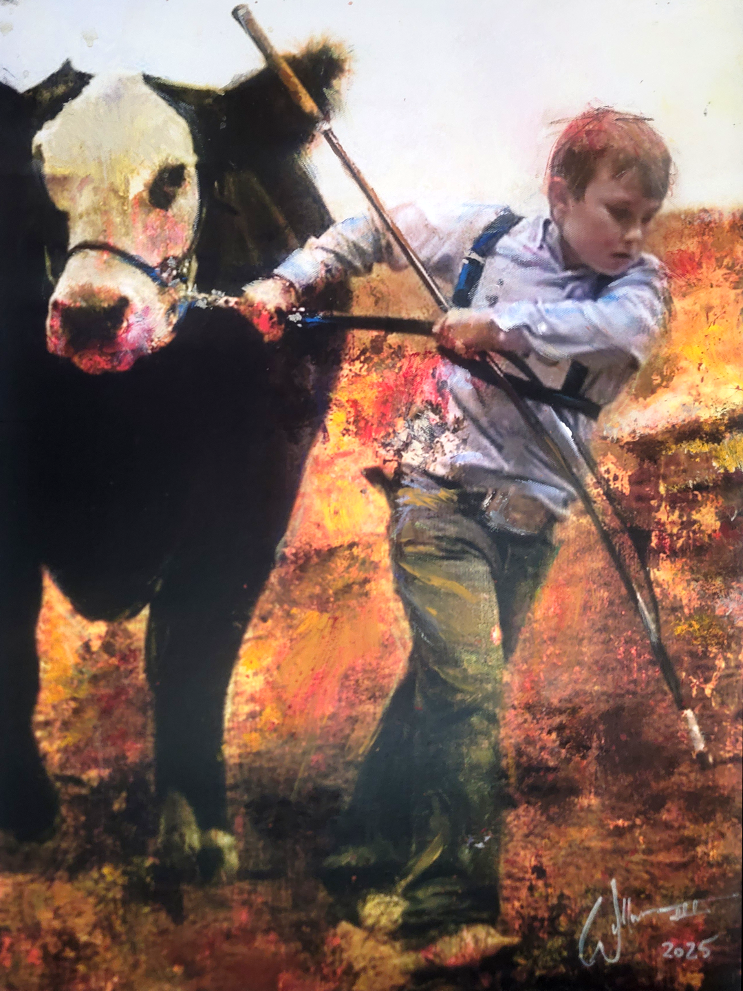 "Determination" painting by artist William III