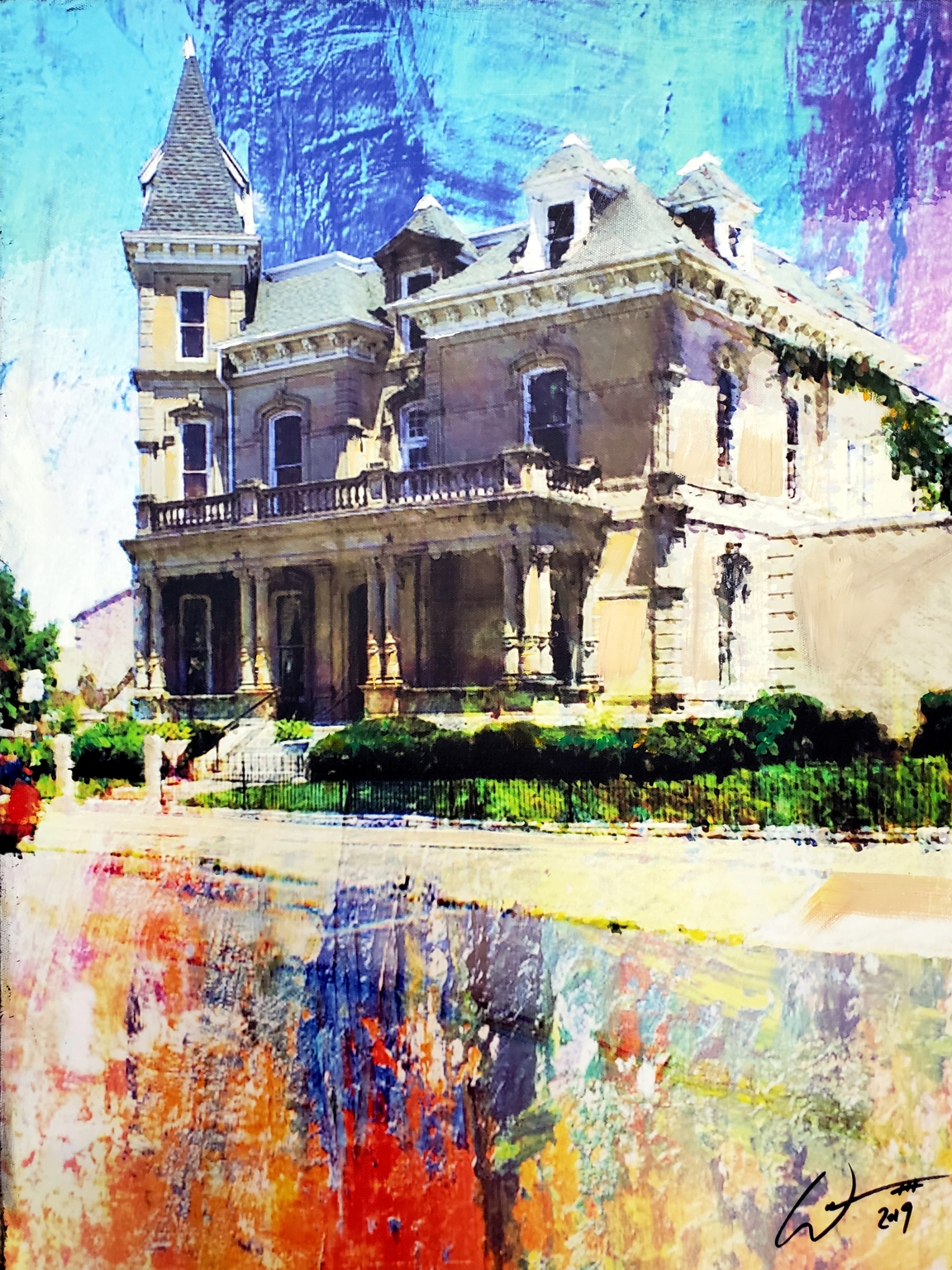 Elks Lodge of Troy, Ohio by artist, William III