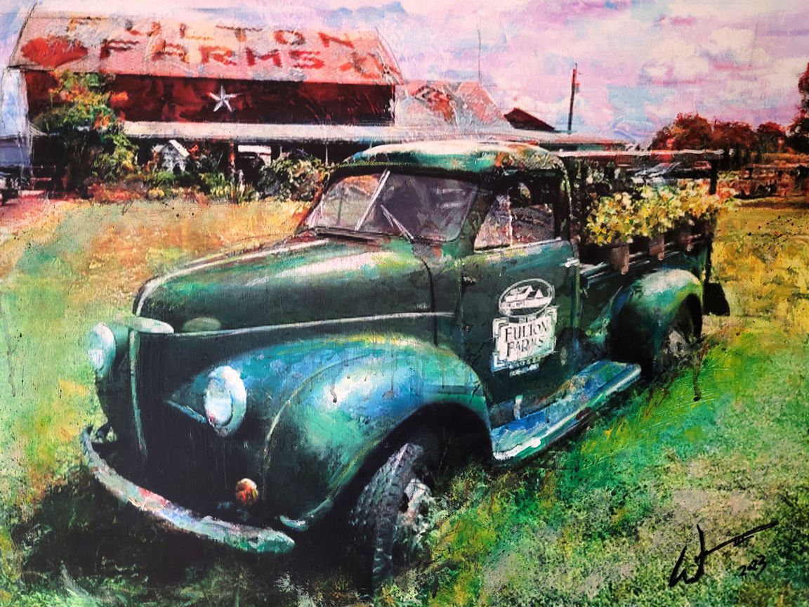 'Fulton Farms" painting by artist, William III