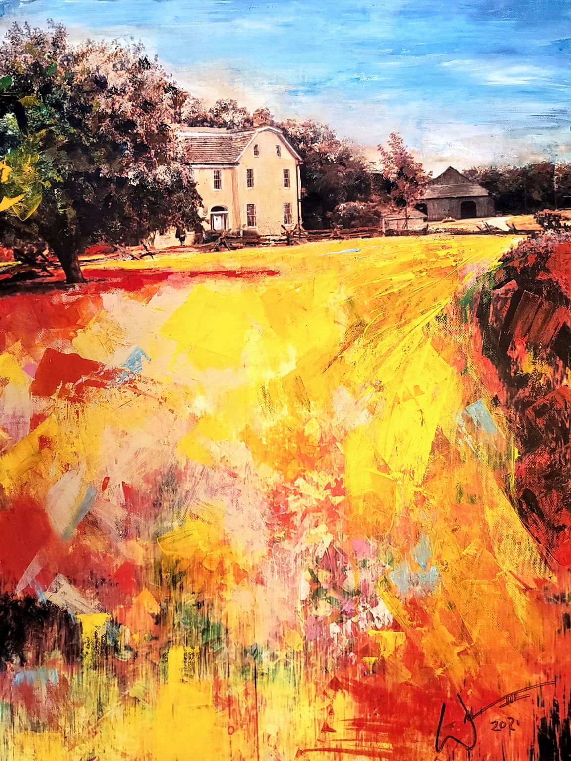 Johnston Farm No.1 painting by artist, William III