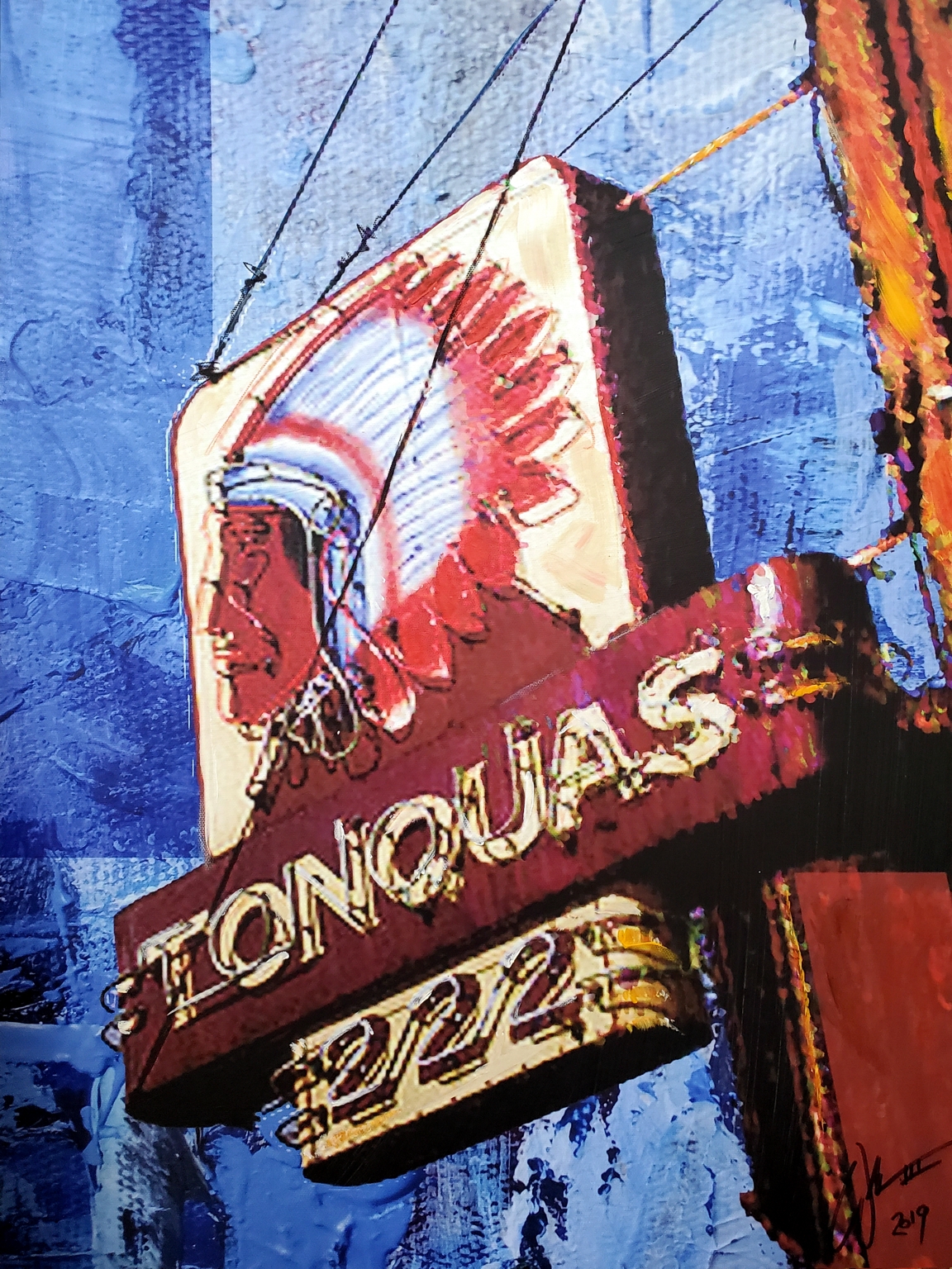 Redmen in Troy, Ohio by artist, William III