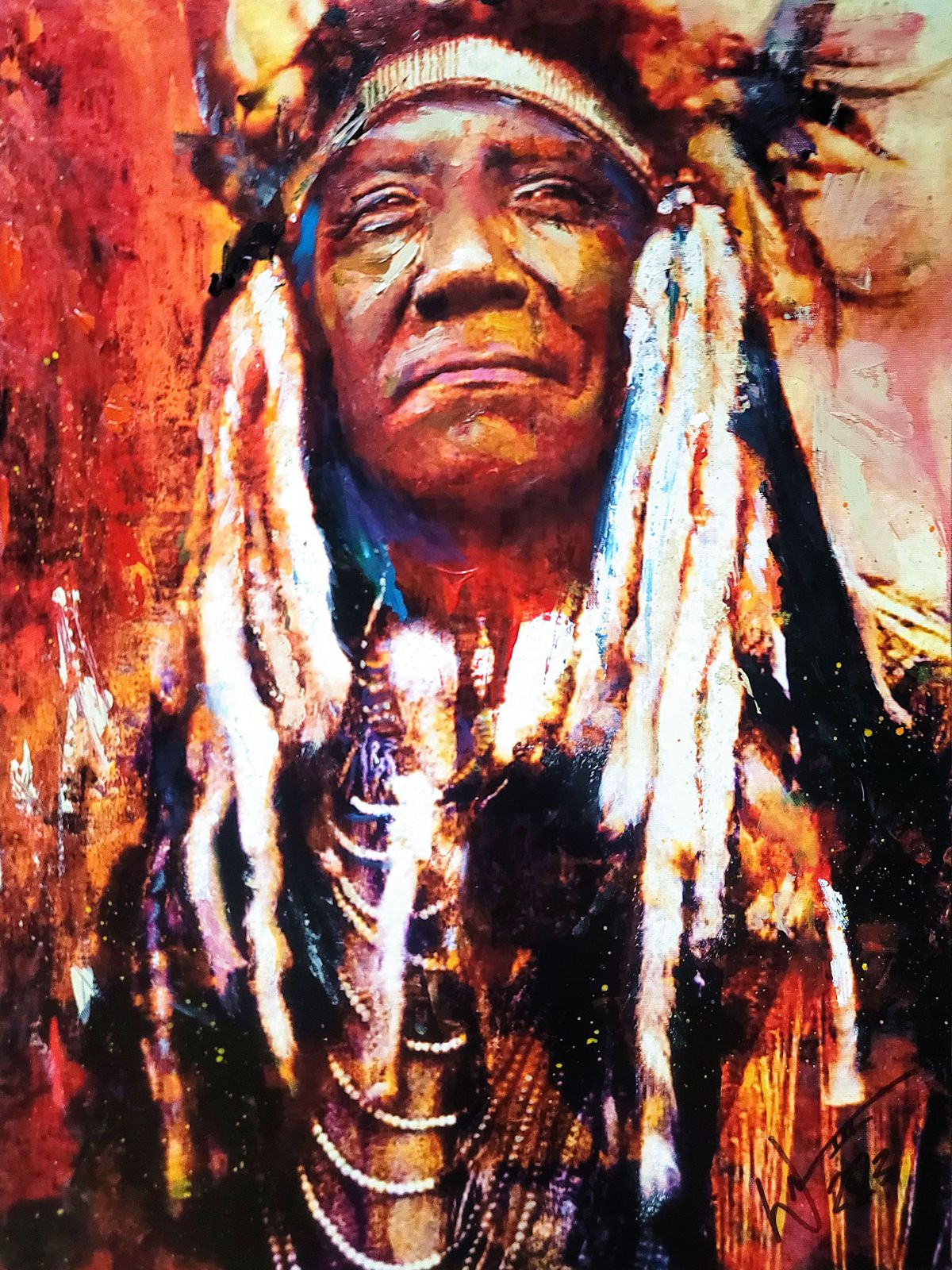 Two Moons painting by artist, William III